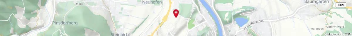 Kartendarstellung des Standorts für Traunstein-Apotheke in 4810 Gmunden